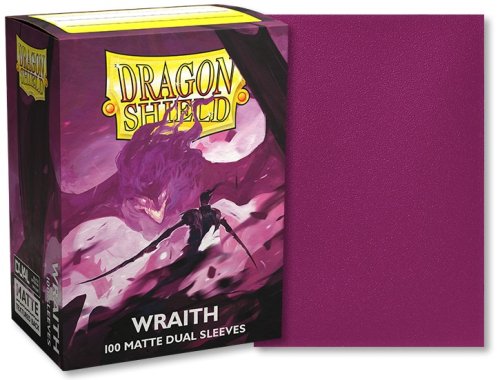 Dragon shield Standard Matte Dual Sleeves - Wraith (100 Pcs)