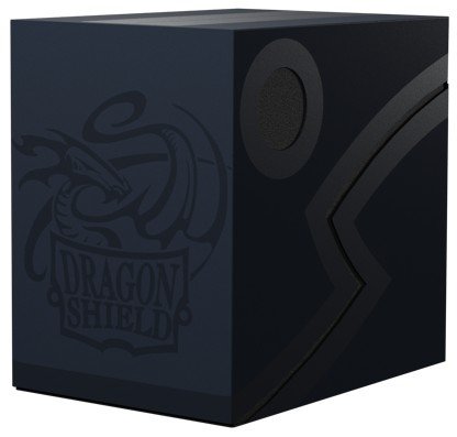 Dragon shield Double Shell Deck Box - Midnight Blue/Black