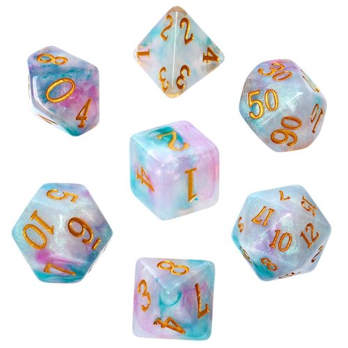 Rebel RPG Dice Set - Acrylic - Essence of Magic