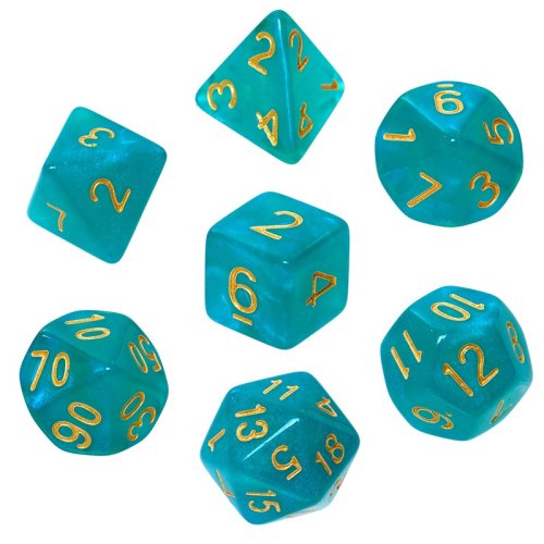 Rebel RPG Dice Set - Moonstones - Jasper