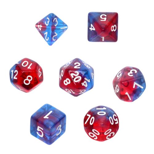 Rebel RPG Dice Set - Moonstones - Superman