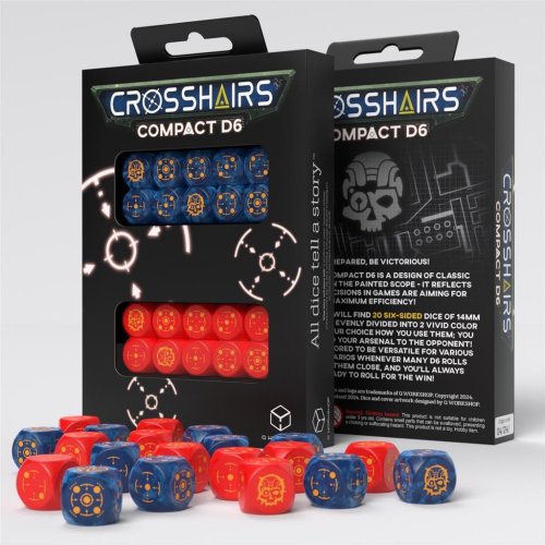 Q-workshop Crosshairs Compact D6: Cobalt&Red
