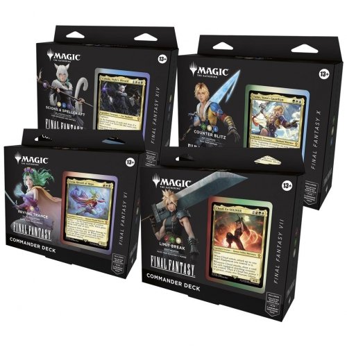 Magic the gathering - Final Fantasy Commander Decks Display 4 Pcs