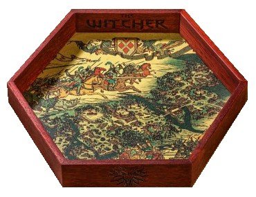 Q-workshop The Witcher Wooden Dice Tray