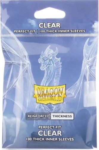 Dragon shield Thick Clear Sleeves &ndash; Perfect Fit Clear (100 pcs.)