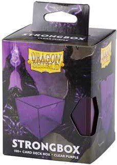 Dragon shield Strongbox Box - Clear Purple