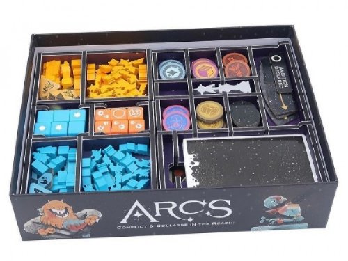 Folded space Arcs Insert  (Storage Box)