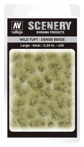 Acrylicos vallejo Vallejo - Scenery - Wild Tuft Dense Beige (6 mm)