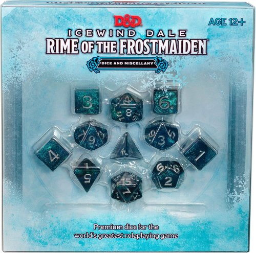 Wizards of the coast dnd Dungeons &amp; Dragons Icewind Dale: Rime of the Frostmaiden Dice Set