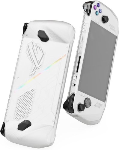 Skull & co . Protective Silicone Case for ROG ALLY console (Frosted Clear)
