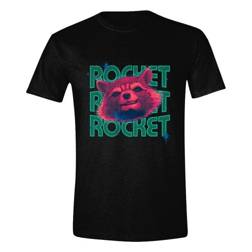 Difuzed Guardians of the Galaxy Vol 3. - Rocket Head Space T-Shirt | XL Size