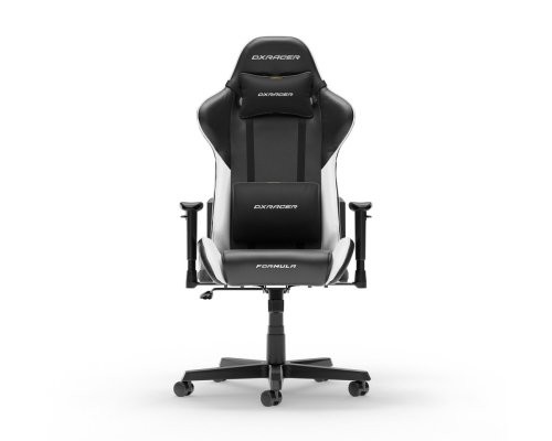 Dxracer Formula Series L Black &amp; White PVC Leather ergonomic chair (D23-LTC-NW)