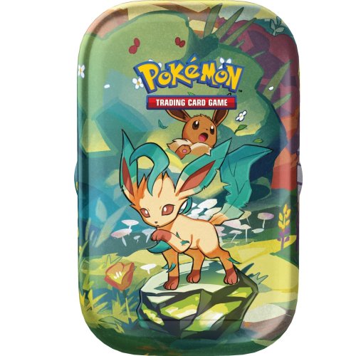 The pok&eacute;mon company international Pokemon TCG - Scarlet &amp; Violet - Prismatic Evolutions Mini Tin Leafeon