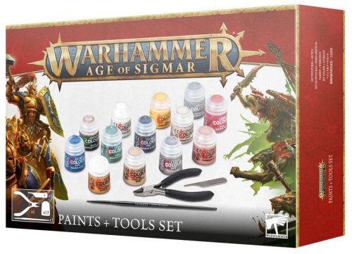 Games workshop Warhammer Age of Sigmar: Paints + Tools Set