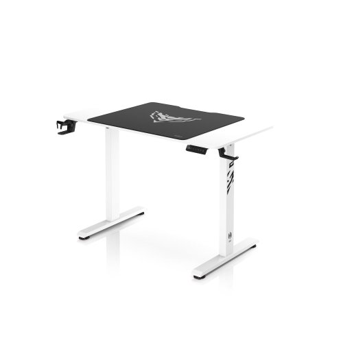 Diablo chairs Diablo X-Tension 1100 White electric height adjustable gaming desk | 1100 x 600 x 1170 mm