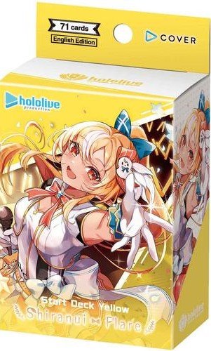 Bushiroad hololive OFFICIAL CARD GAME - Start Deck Yellow- Shiranui Flare