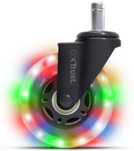 Trust gaming TRUST GXT 701 rubber LED casters for chairs | 11mm connection