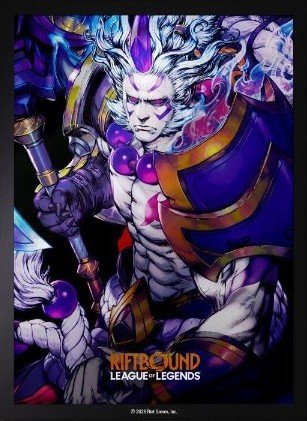 Bandai tcg Riftbound: League of Legends TCG - Spiritforged - Spirit Blossom Darius Sleeves (100 Sleeves)