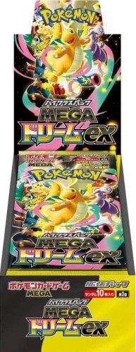 The pok&eacute;mon company international Pokemon TCG - Mega Evoliution - Mega Dream Booster Display (10 Packs) | JP