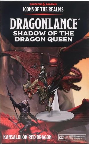 Wizkids D&D Icons of The Realms: Dragonlance Kansaldi on Red Dragon Figures (1 pcs.)