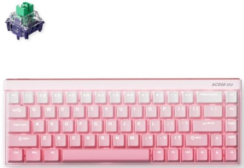Mchose Ace 68 Air Wired Magnetic Gaming Keyboard | Kailh Magnetic God Switch | Peach Gradient