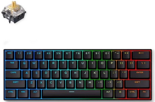 Mchose Ace 60 Pro Wired Magnetic Gaming Keyboard | KTEK Magnetic Switch | Black