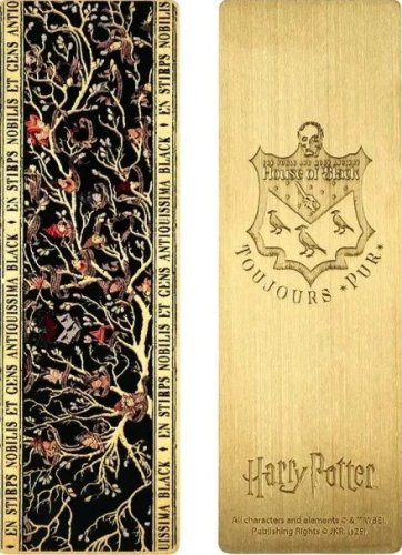 Distrineo Harry Potter - Black Family - Metal Bookmark