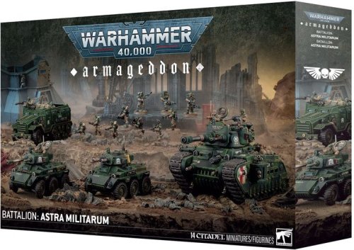 Games workshop Warhammer 40,000 - Armageddon Battalion: Astra Militarum