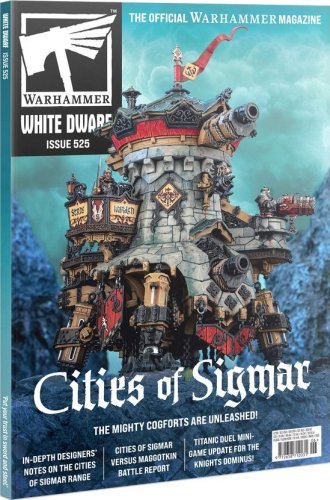 Games workshop Warhammer - WHITE DWARF 525 Magazine