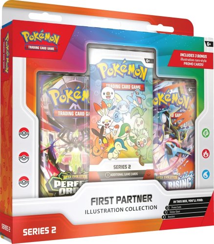 The pok&eacute;mon company international Pokemon TCG - First Partner Illustration Booster Collection #2