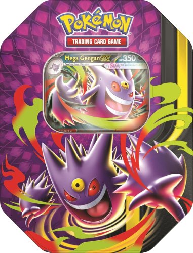 The pok&eacute;mon company international Pokemon TCG - Mega Moonlit: Mega Gengar ex Tin (4 boosters)
