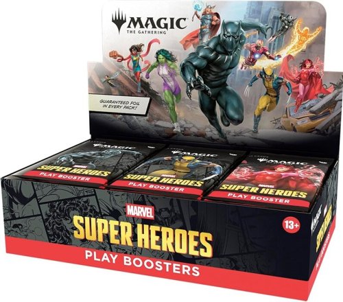Wizards of the coast mtg Magic: The Gathering - Marvel Super Heroes Play Booster Display (30 Packs)
