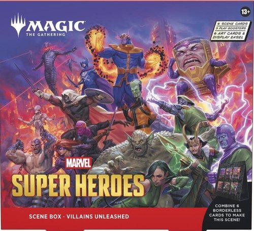 Wizards of the coast mtg Magic: The Gathering - Marvel Super Heroes Scene Box:  Villains Unleashed