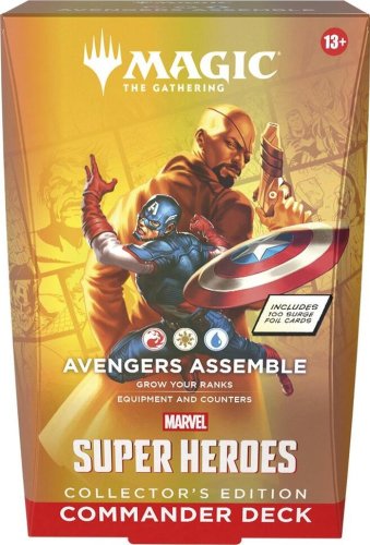 Wizards of the coast mtg Magic: The Gathering - Marvel Super Heroes Commander Deck - Avengers Assemble (Collector's Edition)