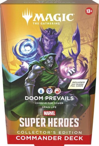 Wizards of the coast mtg Magic: The Gathering - Marvel Super Heroes Commander Deck - Doom Prevails (Collector's Edition)