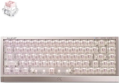 Mchose Ace 68 GT Wired Gaming Keyboard | Mount Tai Magnetic Switch GT | Champagne