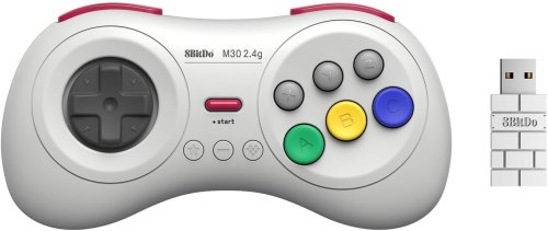 8bitdo M30 2.4G wireless remote (White)