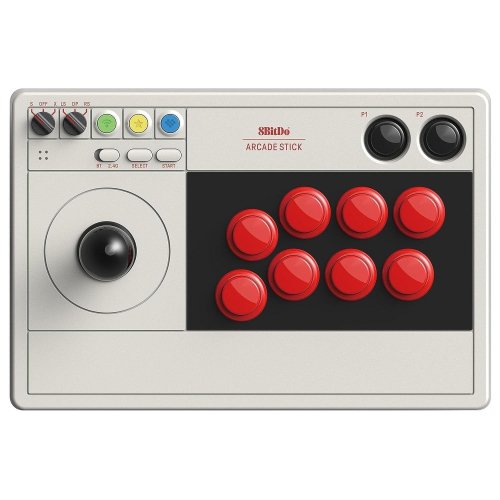 8bitdo Arcade Stick For Switch &amp; PC (Grey)
