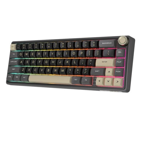 Royal kludge R65 RGB Phantom wired mechanical keyboard | 60%, Chartreuse switches, US