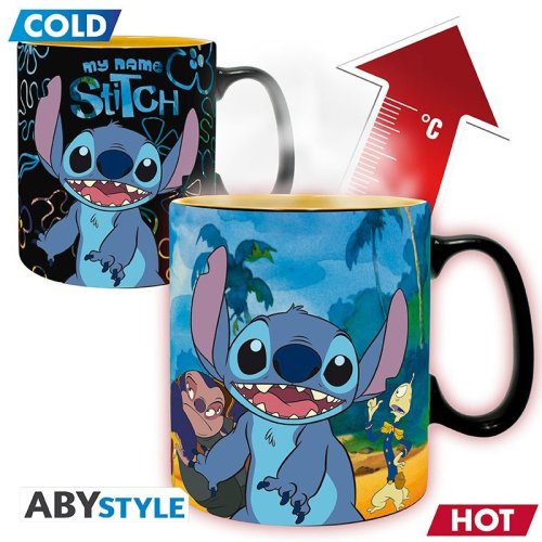 Abystyle DISNEY Mug - Lilo &amp; Stitch| Heat Change 460 ml