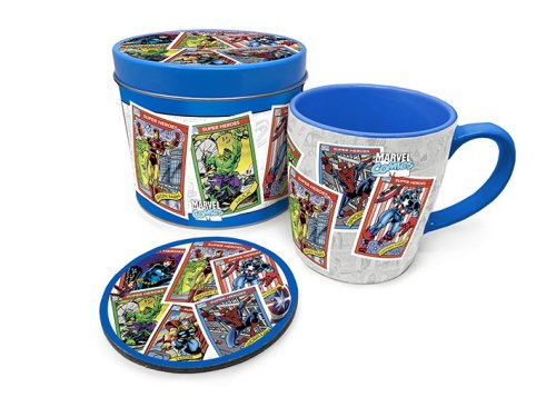 Pyramid international Marvel - Collectors Cards, Mug &amp; Coaster In Tin