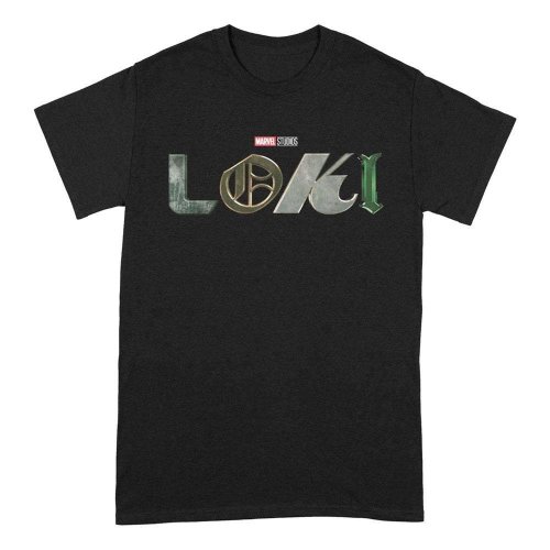 Pc merch Marvel - Loki Logo T-Shirt | Black | XL Size