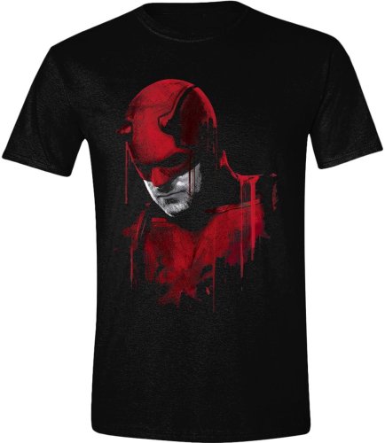 Pc merch MARVEL Daredevil - Red Drip Portrait  T-Shirt | XL Size