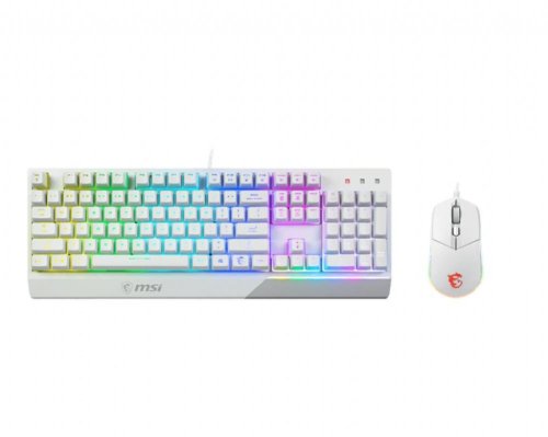 MSI KEYBOARD +MOUSE/VIGOR GK30 COMBO WHITE US