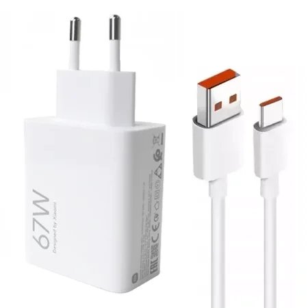 Doro / alcatel / nokia / hmd / xiaomi Xiaomi original USB A charger with data cable MDY-14-EW 67W