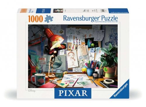 Ravensburger - Puzzle 1000 Disney Pixar The Artists Desk