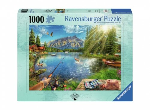 Ravensburger - Puzzle 1000 Life At The Lake