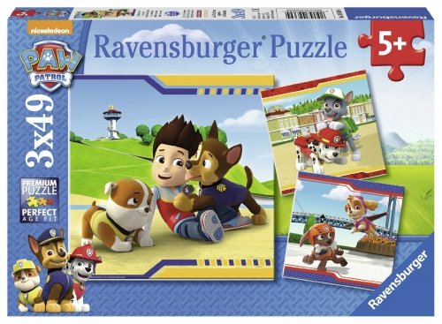 Ravensburger - Puzzle 3x49 Paw Patrol