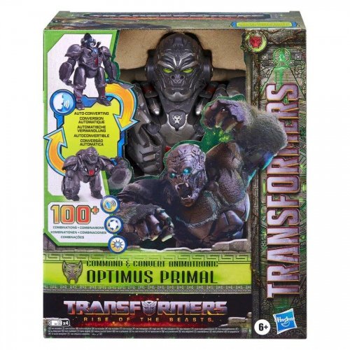 Hasbro - Transformers Rise of the Beasts Command &amp; Convert Animatronic Optimus Primal
