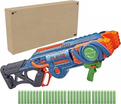 Hasbro - Nerf Elite 2.0 Flipshots Flip 32 Brown Box